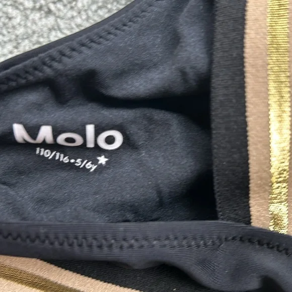molo nicola gold/black bikini
